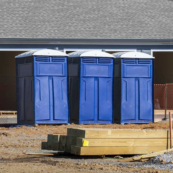 what is the maximum capacity for a single portable restroom in Wainiha Hawaii